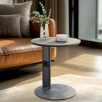 Tavolino da caffè quadrato moderno con 2 cassetti, tavolino laterale bianco Mecha Styling da 80 cm (tavoli grandi/piccoli venduti separatamente)