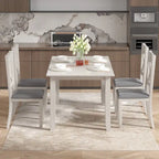 Tavolo da pranzo moderno in legno da 150 cm, tavolo da pranzo rettangolare in legno massello per cucina