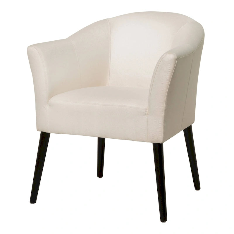 Poltrona d'accento imbottita in tessuto stile Mid-Century Modern | Seduta da soggiorno