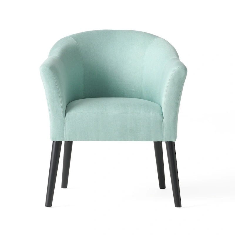 Poltrona d'accento imbottita in tessuto stile Mid-Century Modern | Seduta da soggiorno