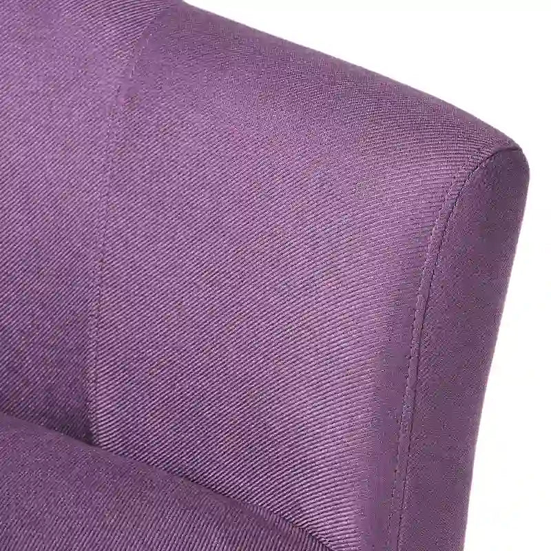 Poltrona d'accento imbottita in tessuto stile Mid-Century Modern | Seduta da soggiorno