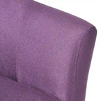 Poltrona d'accento imbottita in tessuto stile Mid-Century Modern | Seduta da soggiorno