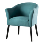 Poltrona d'accento imbottita in tessuto stile Mid-Century Modern | Seduta da soggiorno