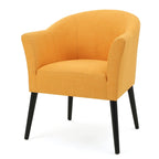 Poltrona d'accento imbottita in tessuto stile Mid-Century Modern | Seduta da soggiorno