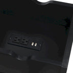 Tavolino Oxford Flip Top di Convenience Concepts con Stazione di Ricarica e Ripiano