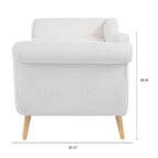 Chaise longue 70,86W con bracciolo a voluta