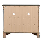 Comò porta TV in legno stile Luigi Filippo | Comò da camera con 5 cassetti