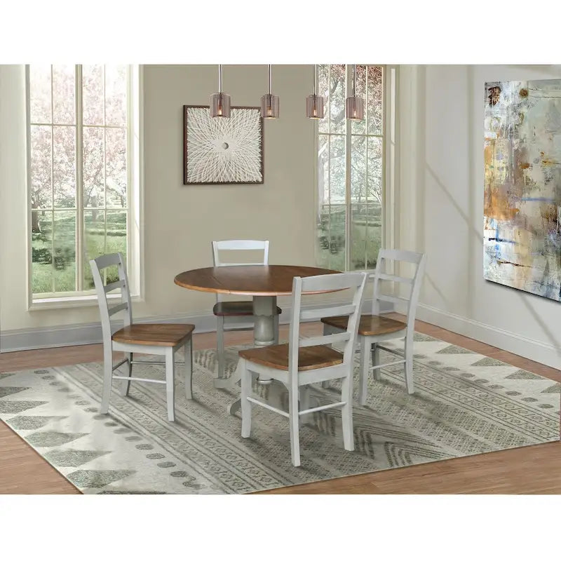 Tavolo da Pranzo con Gambe a Forcina in Metallo Industriale, Piano in Legno Rustico, Mobili per Cucina e Sala da Pranzo