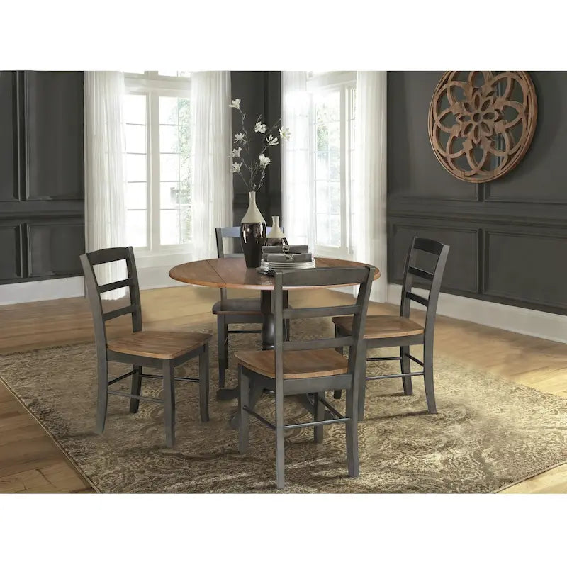 Tavolo da Pranzo con Gambe a Forcina in Metallo Industriale, Piano in Legno Rustico, Mobili per Cucina e Sala da Pranzo