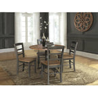 Tavolo da Pranzo con Gambe a Forcina in Metallo Industriale, Piano in Legno Rustico, Mobili per Cucina e Sala da Pranzo