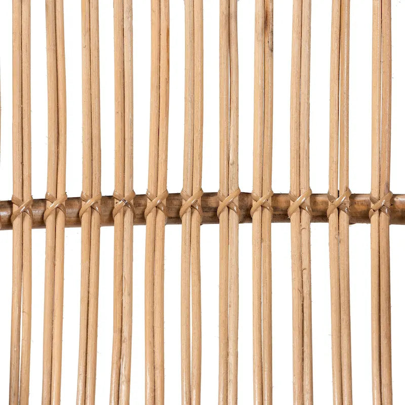 Poltrona accent in rattan naturale bohémien moderno | Poltrona da soggiorno Boho