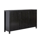 Credenza a buffet in legno a 2 ante da 58 pollici | Mobile contenitore per sala da pranzo | Moderno