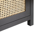 Credenza a buffet in legno a 2 ante da 58 pollici | Mobile contenitore per sala da pranzo | Moderno