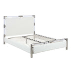 Set camera da letto imbottito | Struttura letto, cassettiera e comodino | Mobili completi per camera da letto