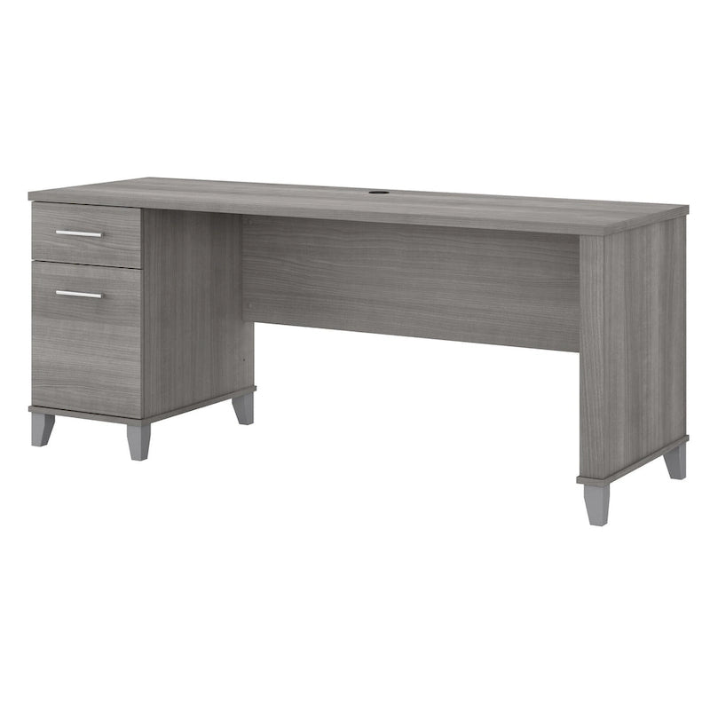 Scrivania da Ufficio da 183 cm con Cassetti Portaoggetti, Postazione di Lavoro per Computer in Legno, Mobili per Home Office