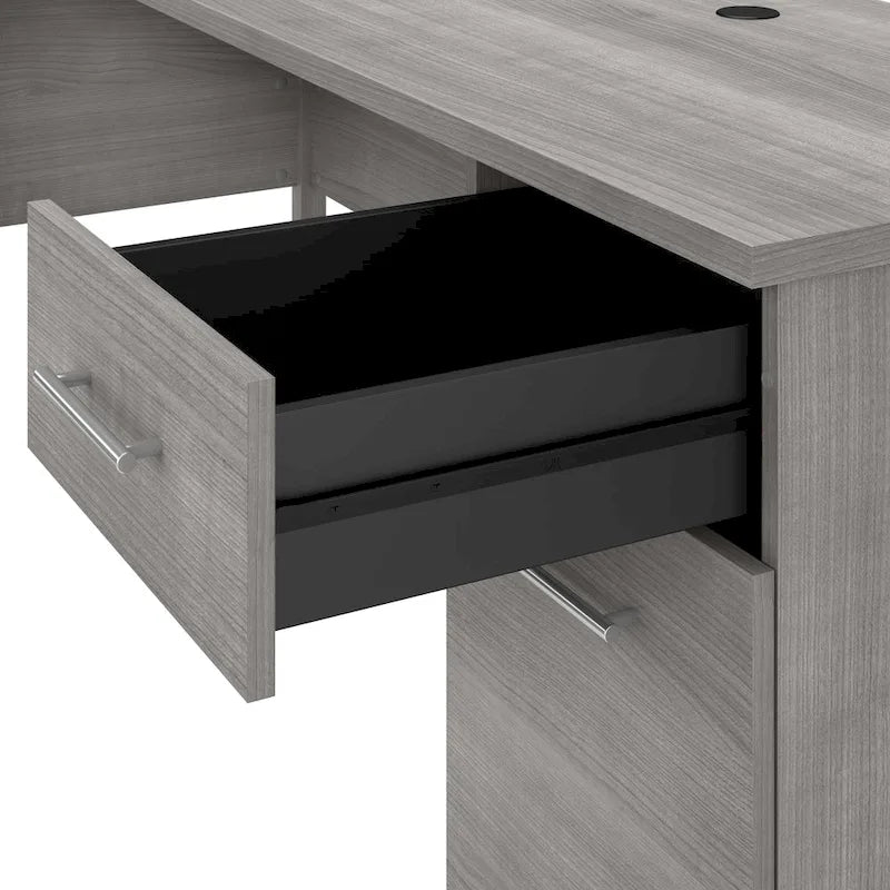 Scrivania da Ufficio da 183 cm con Cassetti Portaoggetti, Postazione di Lavoro per Computer in Legno, Mobili per Home Office