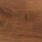 Struttura letto matrimoniale Agatis in legno di frassino con finitura in noce, stile moderno di metà secolo
