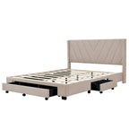 Divano Letto Trasformabile Futon | Divanetto Rivestito in Lino con Gambe in Legno
