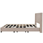 Divano Letto Trasformabile Futon | Divanetto Rivestito in Lino con Gambe in Legno