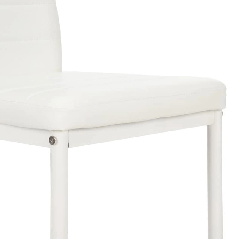 Sedie da pranzo con schienale alto e texture a strisce, set da 4