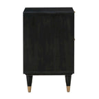 Comodino in canna con cassetto | Comodino in rattan | Mobili da camera da letto in stile boho