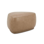 Pouf cocktail triangolare arrotondato da 26 pollici | Poggiapiedi imbottito per soggiorno