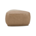 Pouf cocktail triangolare arrotondato da 26 pollici | Poggiapiedi imbottito per soggiorno