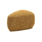 Pouf cocktail triangolare arrotondato da 26 pollici | Poggiapiedi imbottito per soggiorno