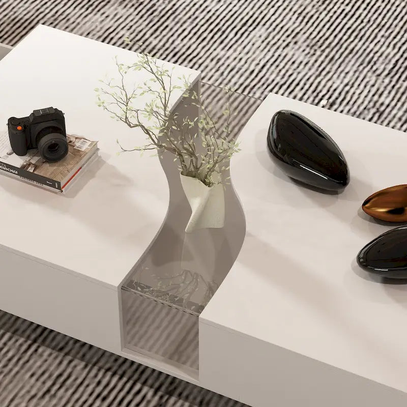 Divano Letto Sezionale Convertibile con Pouf Contenitore, Porte USB e Prese di Corrente, 2 Cuscini