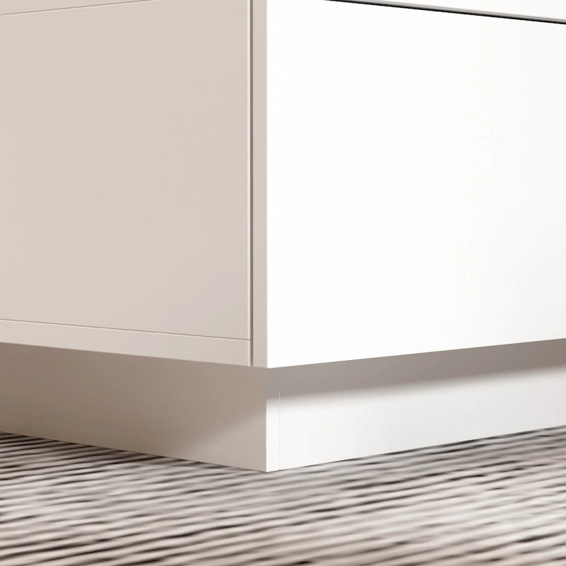 Divano Letto Sezionale Convertibile con Pouf Contenitore, Porte USB e Prese di Corrente, 2 Cuscini