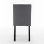 Sedie da pranzo moderne con gambe in legno massello (set da 2)