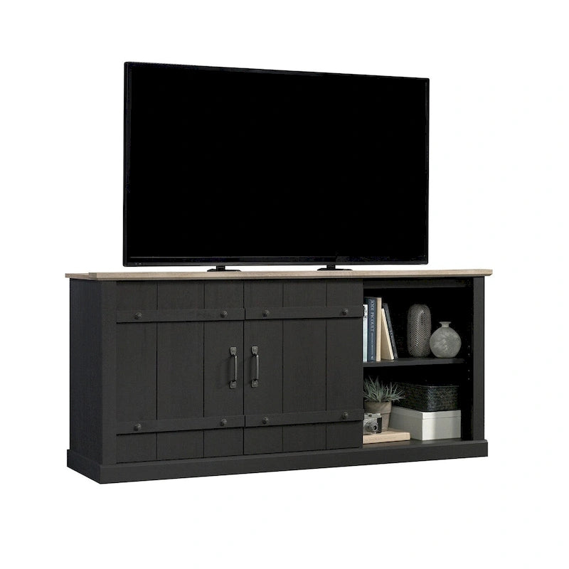 Credenza in legno per l'intrattenimento | Porta TV con armadietti contenitori | Stile moderno