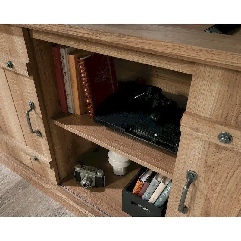 Credenza in legno per l'intrattenimento | Porta TV con armadietti contenitori | Stile moderno