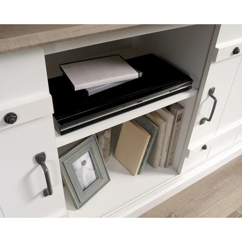 Credenza in legno per l'intrattenimento | Porta TV con armadietti contenitori | Stile moderno