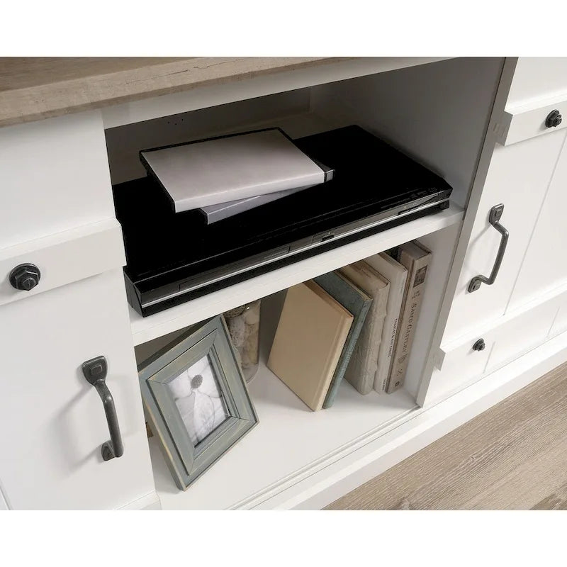 Credenza in legno per l'intrattenimento | Porta TV con armadietti contenitori | Stile moderno