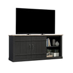 Credenza in legno per l'intrattenimento | Porta TV con armadietti contenitori | Stile moderno