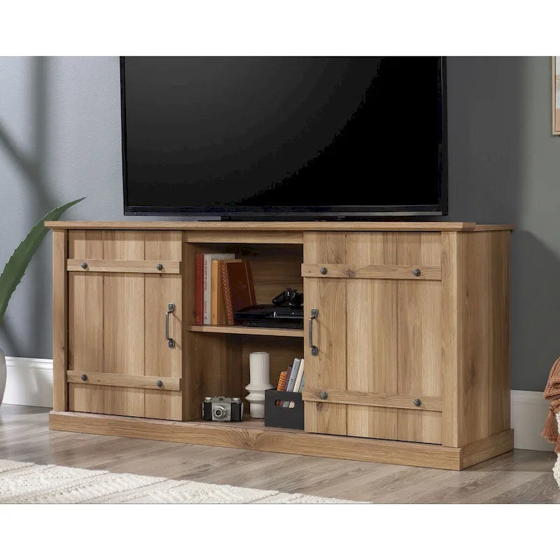 Credenza in legno per l'intrattenimento | Porta TV con armadietti contenitori | Stile moderno
