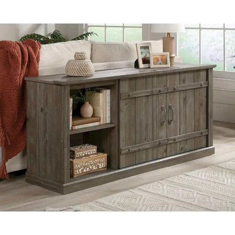 Credenza in legno per l'intrattenimento | Porta TV con armadietti contenitori | Stile moderno