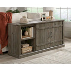 Credenza in legno per l'intrattenimento | Porta TV con armadietti contenitori | Stile moderno