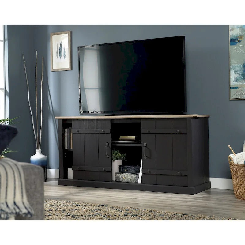 Credenza in legno per l'intrattenimento | Porta TV con armadietti contenitori | Stile moderno