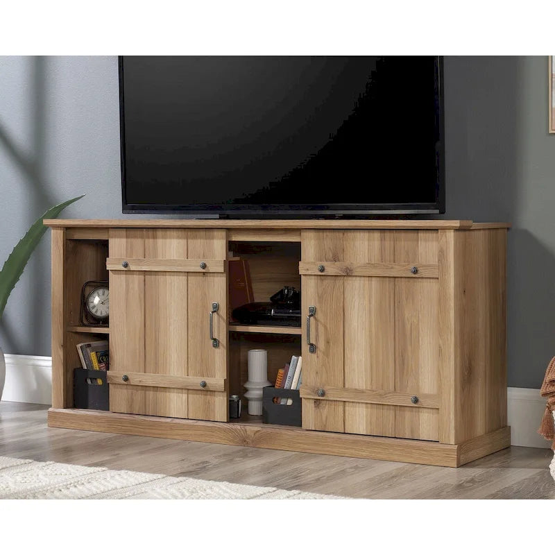 Credenza in legno per l'intrattenimento | Porta TV con armadietti contenitori | Stile moderno