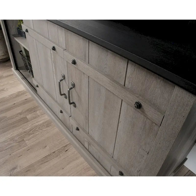 Credenza in legno per l'intrattenimento | Porta TV con armadietti contenitori | Stile moderno