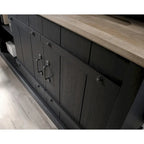 Credenza in legno per l'intrattenimento | Porta TV con armadietti contenitori | Stile moderno