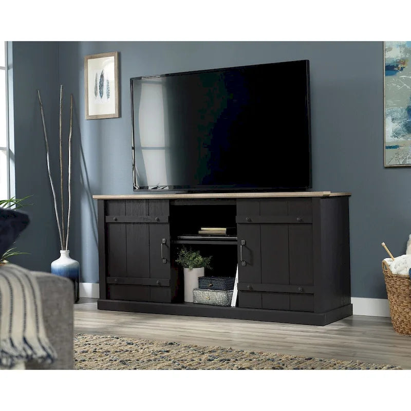 Credenza in legno per l'intrattenimento | Porta TV con armadietti contenitori | Stile moderno