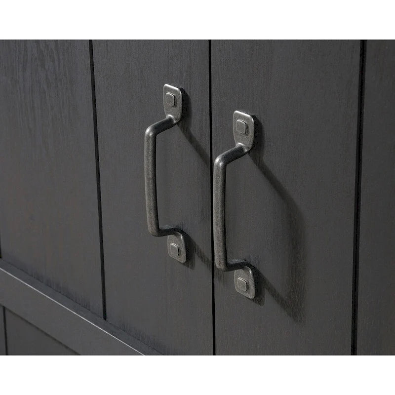 Credenza in legno per l'intrattenimento | Porta TV con armadietti contenitori | Stile moderno