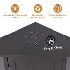 Mobile bagno moderno ad angolo triangolare con ripiano regolabile, in MDF